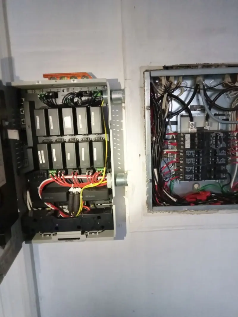 Electrical panel upgrade completed for Security Camera Wiring in Junction City